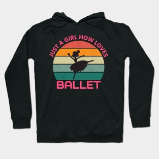 just a girl who loves ballet Hoodie